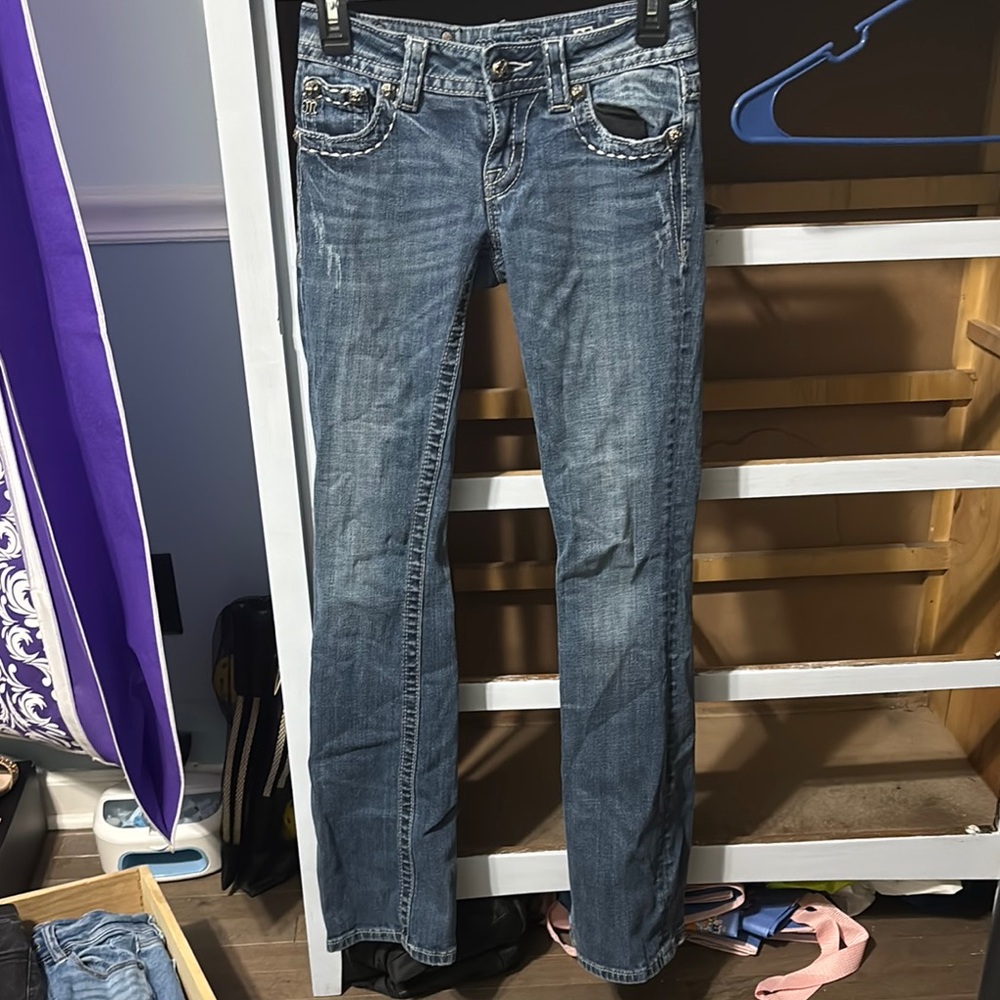Miss Me Blue Boot Cut Jeans Classic Style